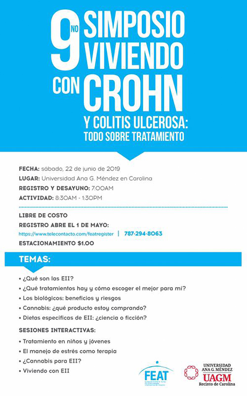 9vo Simposio Viviendo con Crohn y Colitis Ulcerosa